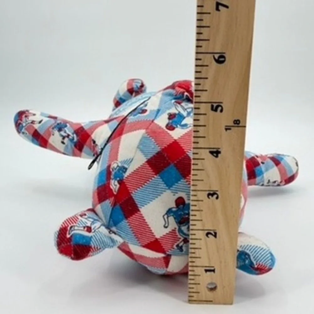 SFP Christopher Holland Brandt Football Patchwork Teddy Bear Handmade USA 14